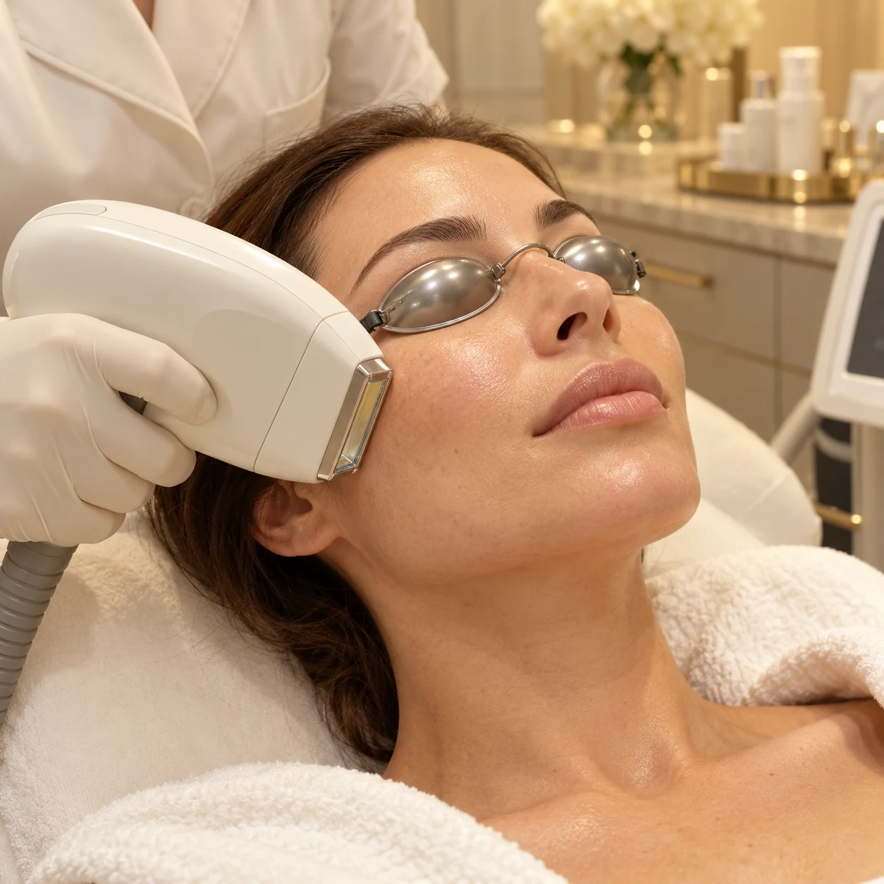 Laser skin treatment
