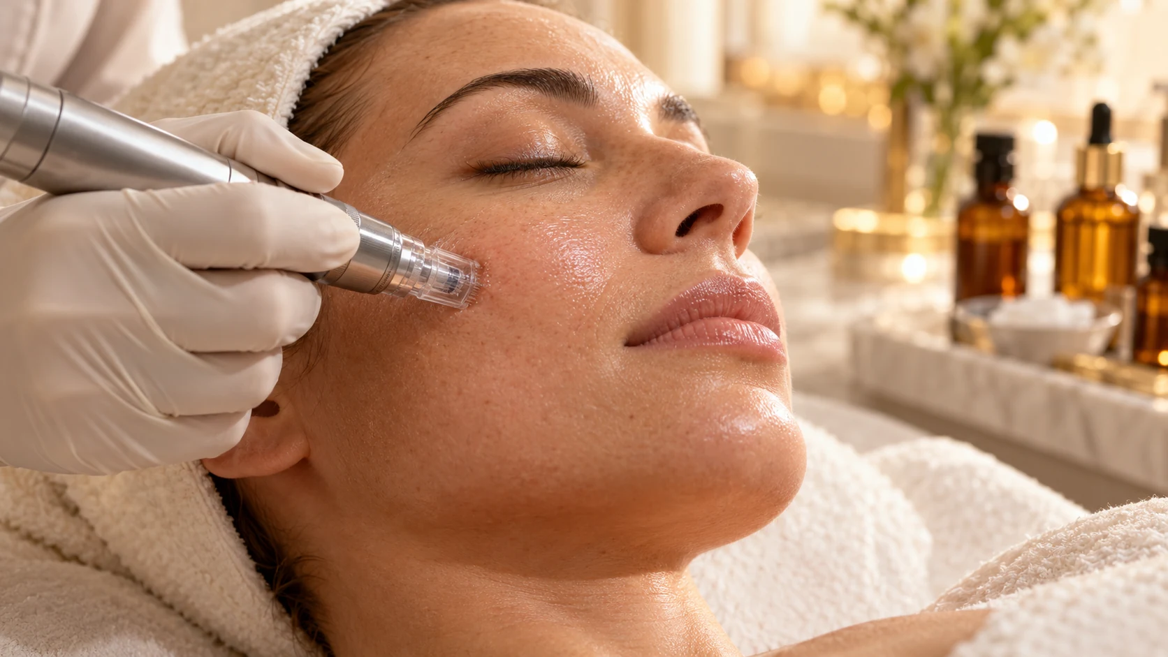 Microneedling treatment